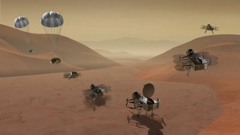 NASA wyśle swojego pierwszego drona na Tytana, księżyc Saturna