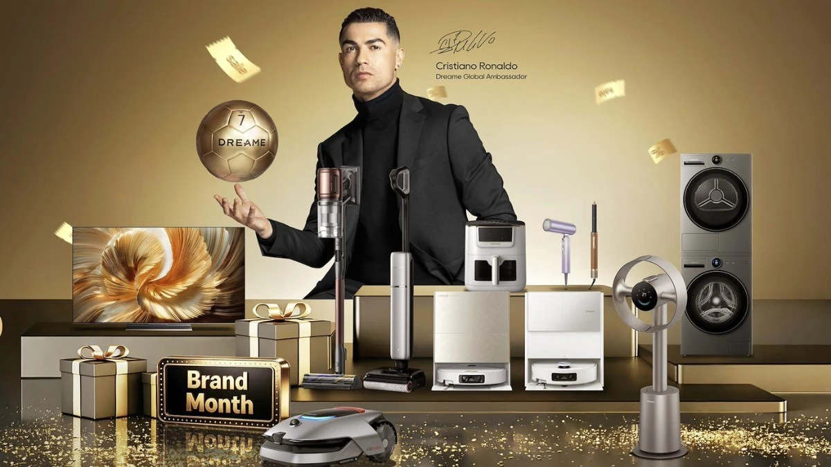 Ronaldo nie posprząta Ci mieszkania, ale Dreame sprzeda robota sprzątającego z bazą za 439 zł