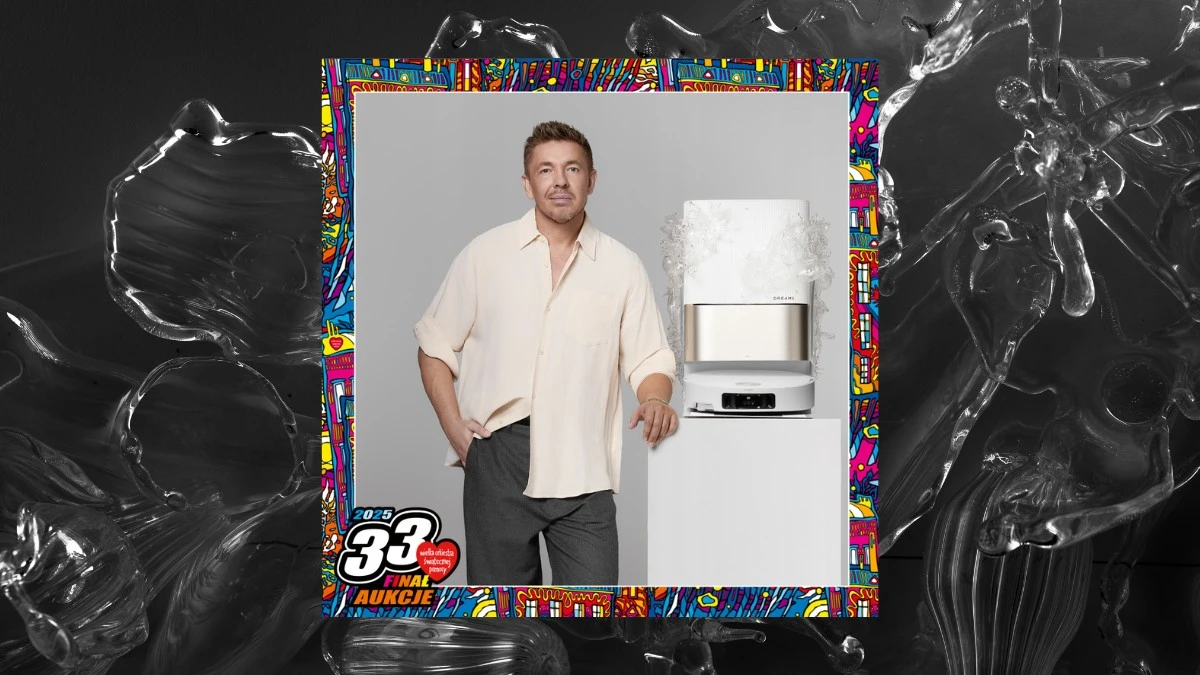 Dreame przekazało na licytację WOŚP jedynego takiego robota