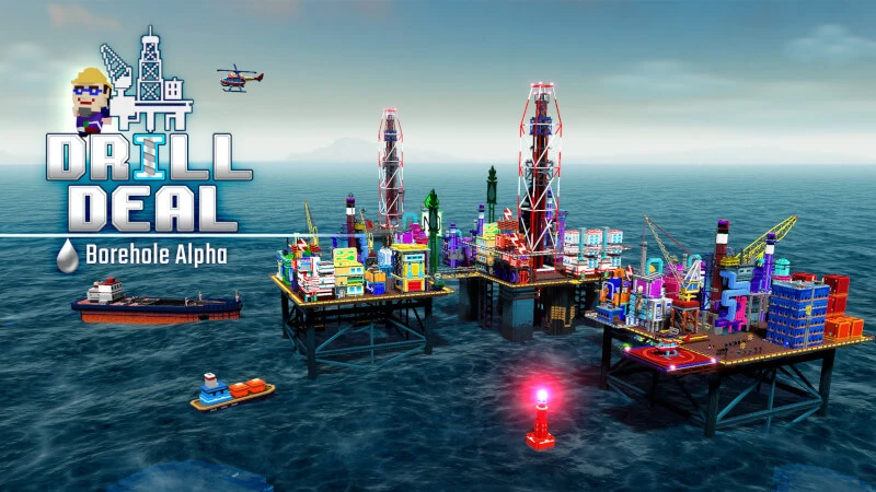 Lubisz gry ekonomiczne i styl Minecrafta? Drill Deal: Borehole Alpha za darmo na Steam