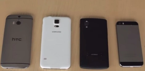 Test wytrzymałości: Galaxy S5, iPhone 5S, HTC One M8, Nexus 5