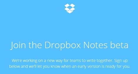 Dropbox Notes – popularny dysk sieciowy wzbogacony o nową funkcję