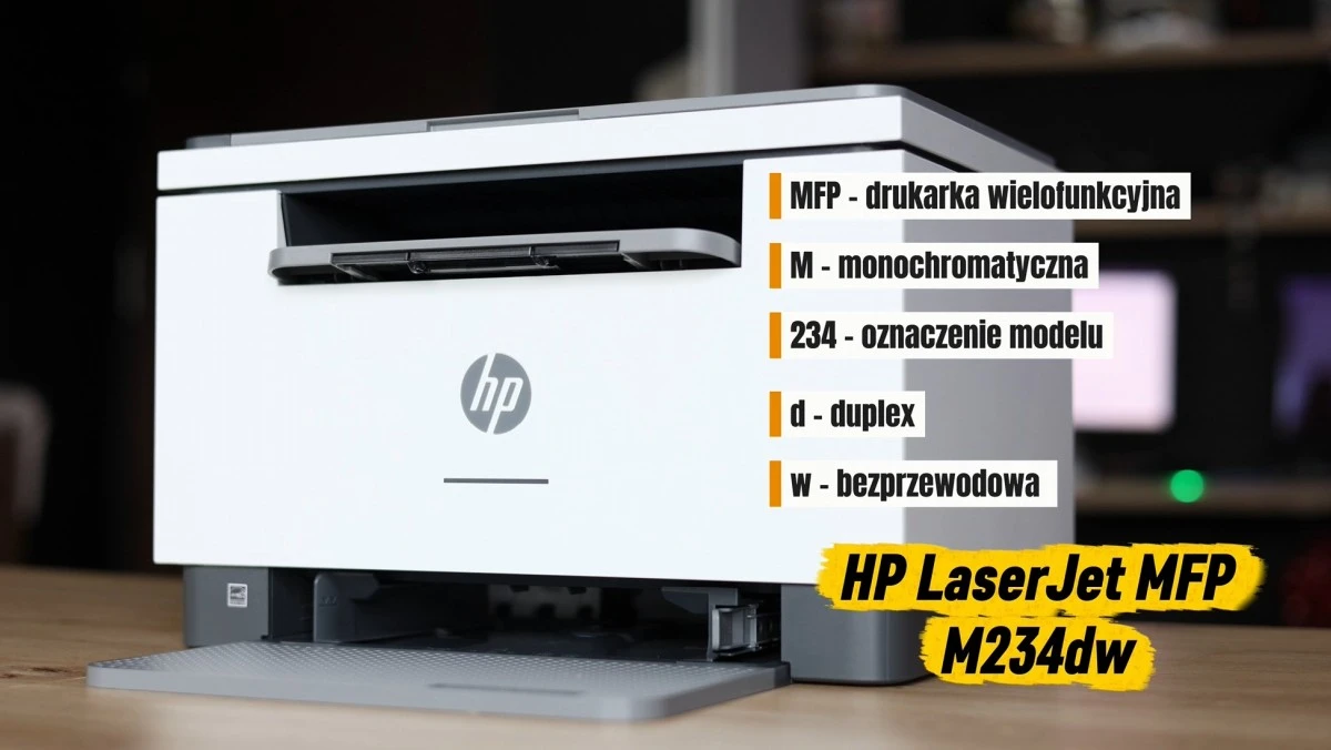 Wyjaśnienie oznaczeń drukarek marki HP