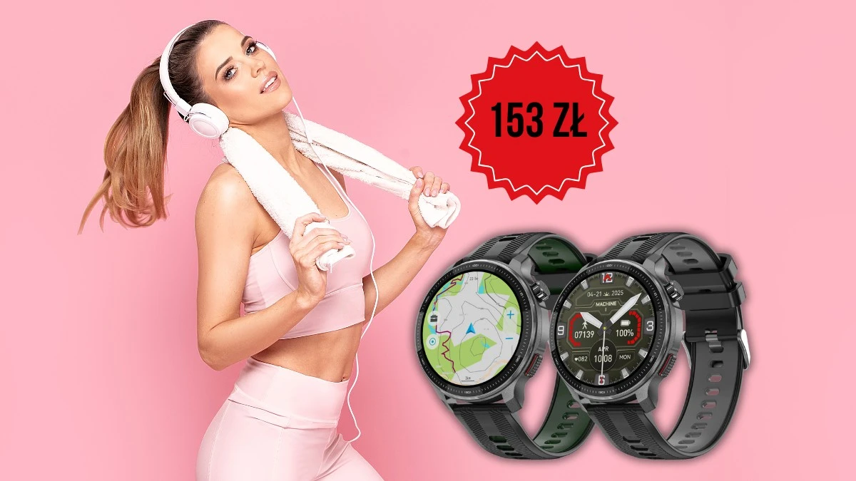 Smartwatch DTG6 z mapami offline jak Garmin. Cena? 153 zł