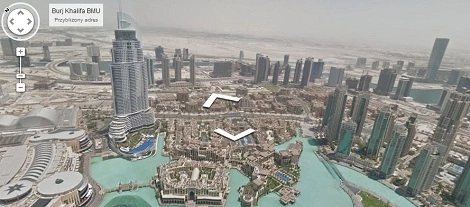 Google Street View zawędrowało na najwyższy budynek świata