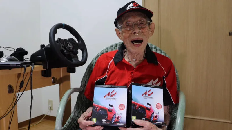 93-letni gracz wzruszył twórców Assetto Corsa, prowadzi z wnukiem kanał na YouTube