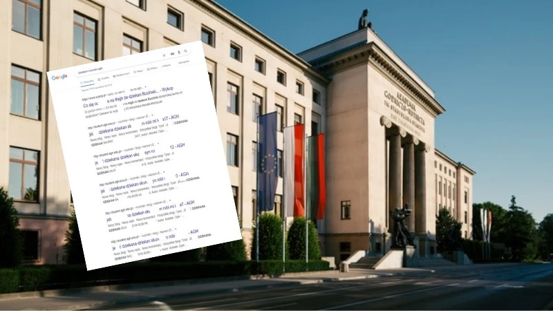 Dziekan zwyzywany w Google. Wulgarny atak na stronie AGH