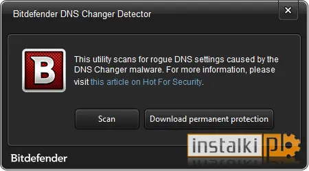 Bitdefender DNS Changer Detector