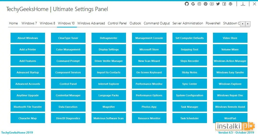 Okladka Ultimate Settings Panel