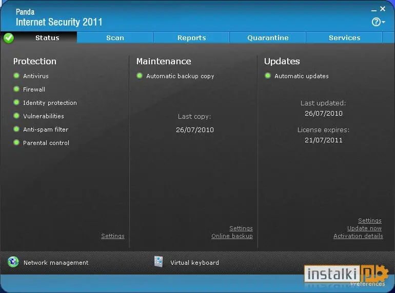 Panda Internet Security 2011