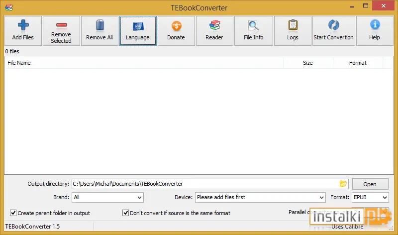 Okladka TEBookConverter