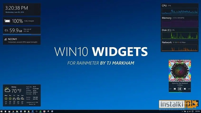 Okladka Win10 Widgets