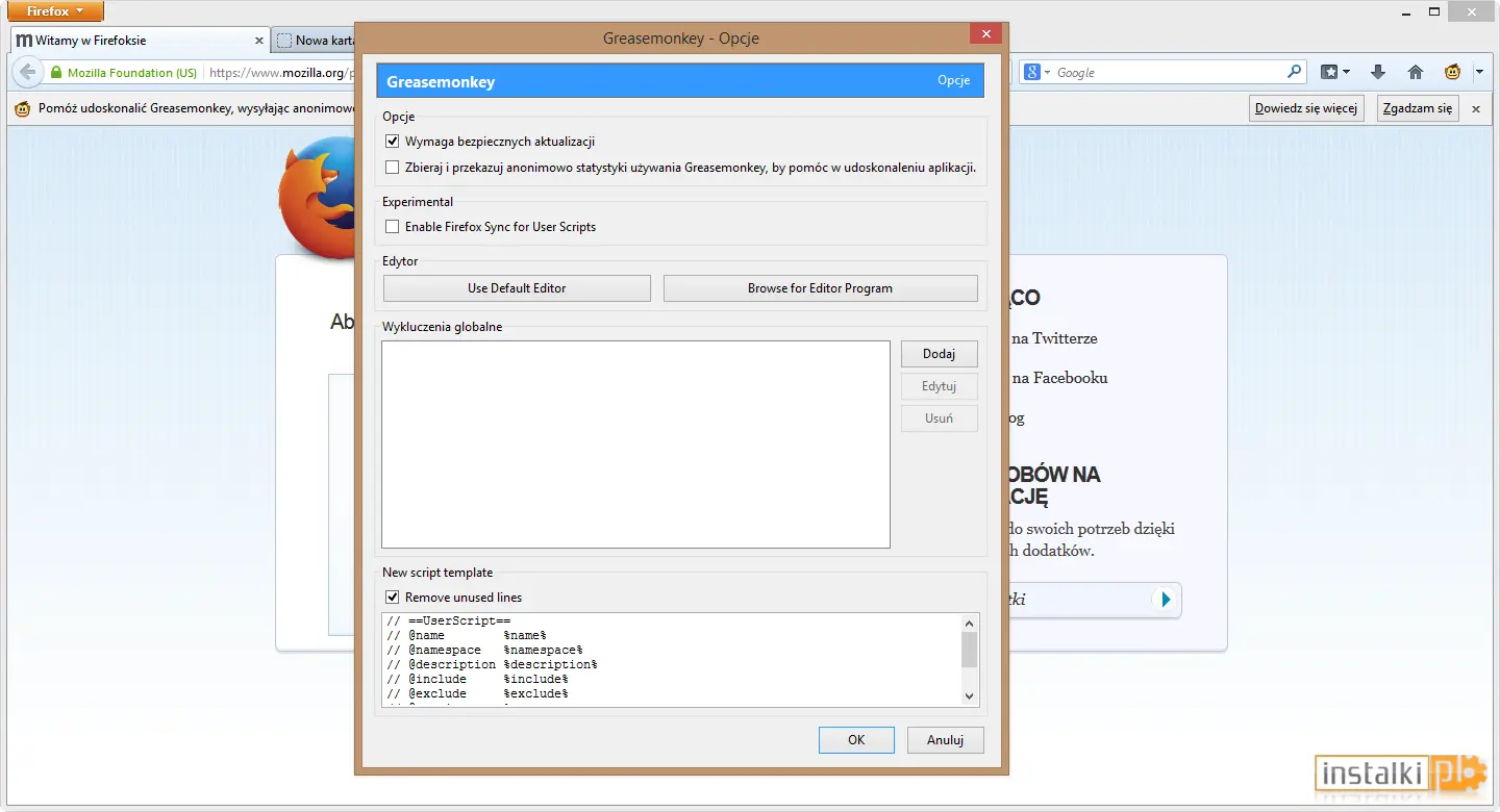 Greasemonkey 4.13 - Windows - download - instalki.pl