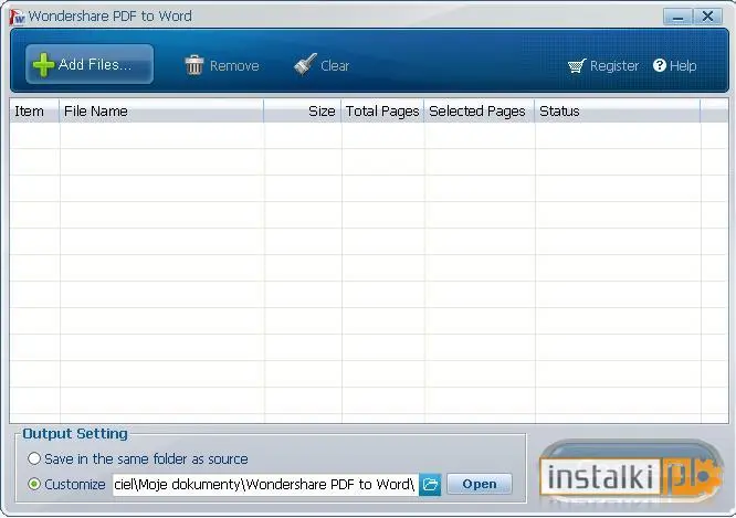 Okladka Wondershare PDF to Word