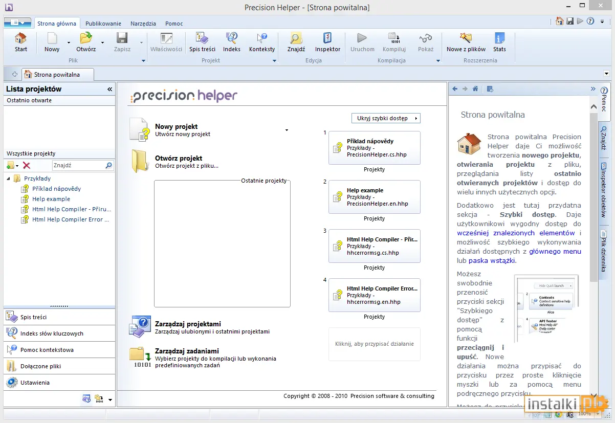 Okladka Precision Helper