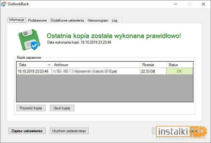 Okladka OutlookBack