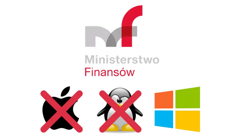 Program e-Deklaracje nie dla użytkowników Linuxa, MacOS i starszych Windowsów
