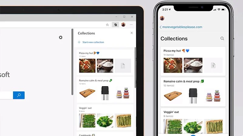 Microsoft Edge na Androida i iOS z zaawansowanym systemem zakładek
