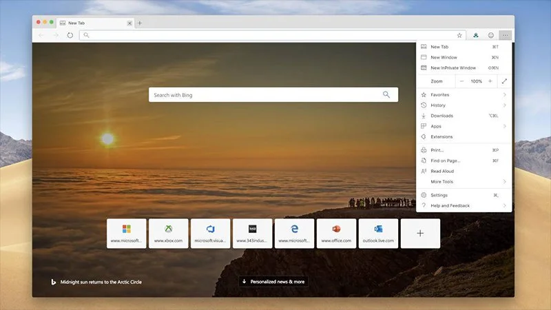 Microsoft Edge Chromium w wersji Canary zadebiutował na macOS