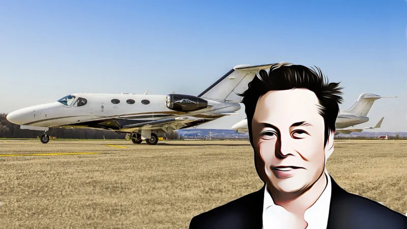 5 tysięcy dolarów. Tylko na tyle Elon Musk wycenia prywatność swoich podróży samolotem