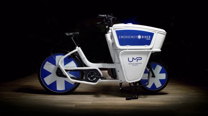 Ten elektryczny rower to ambulans na dwóch kółkach