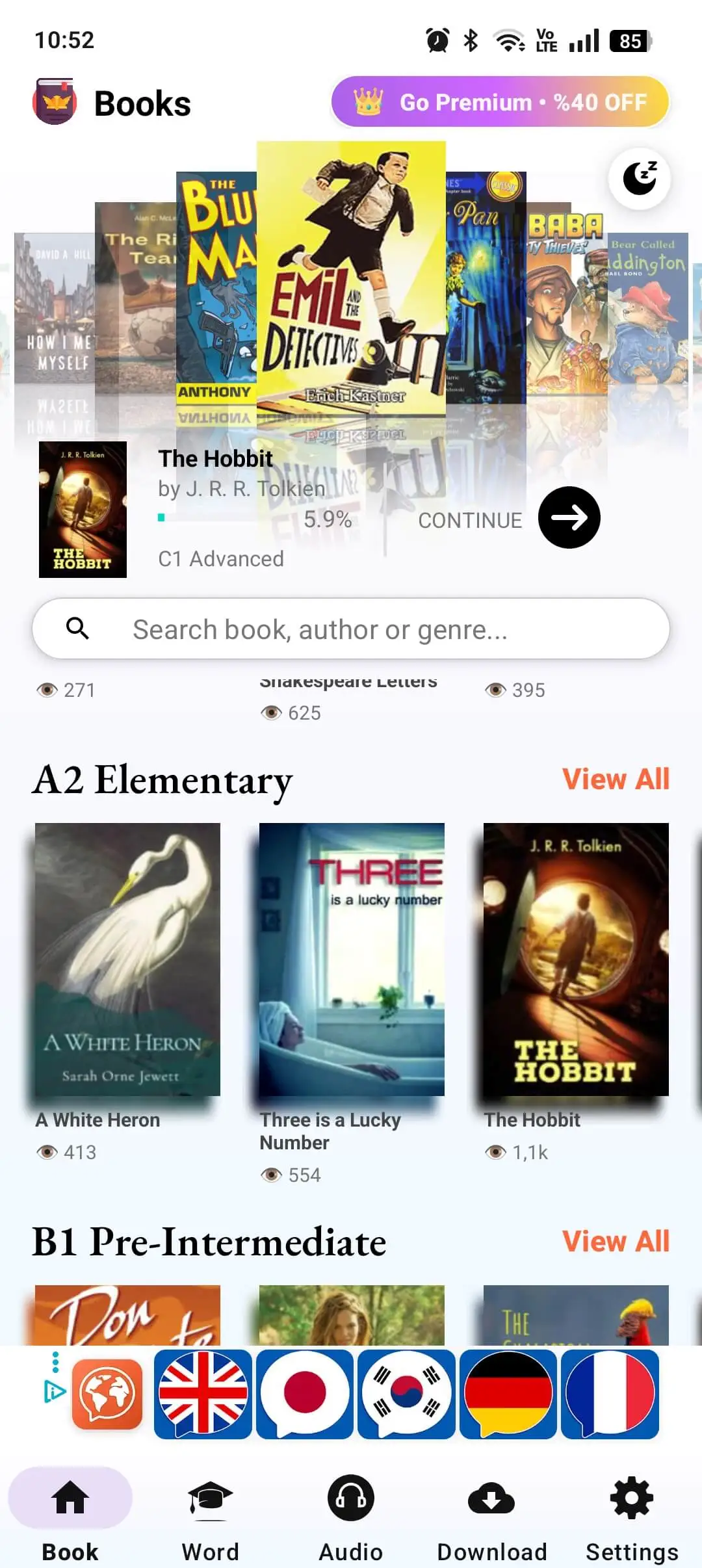 English Stories with Levels