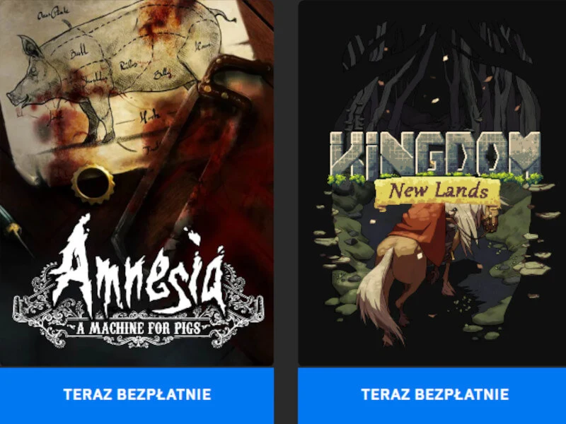 Mroczna Amnesia: A Machine for Pigs i Kingdom: New Lands za darmo w Epic Games