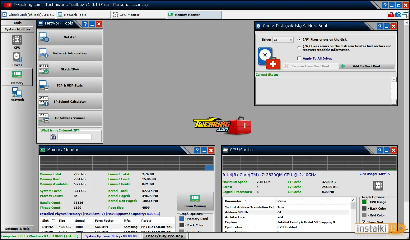 Okladka Tweaking.com – Technicians Toolbox