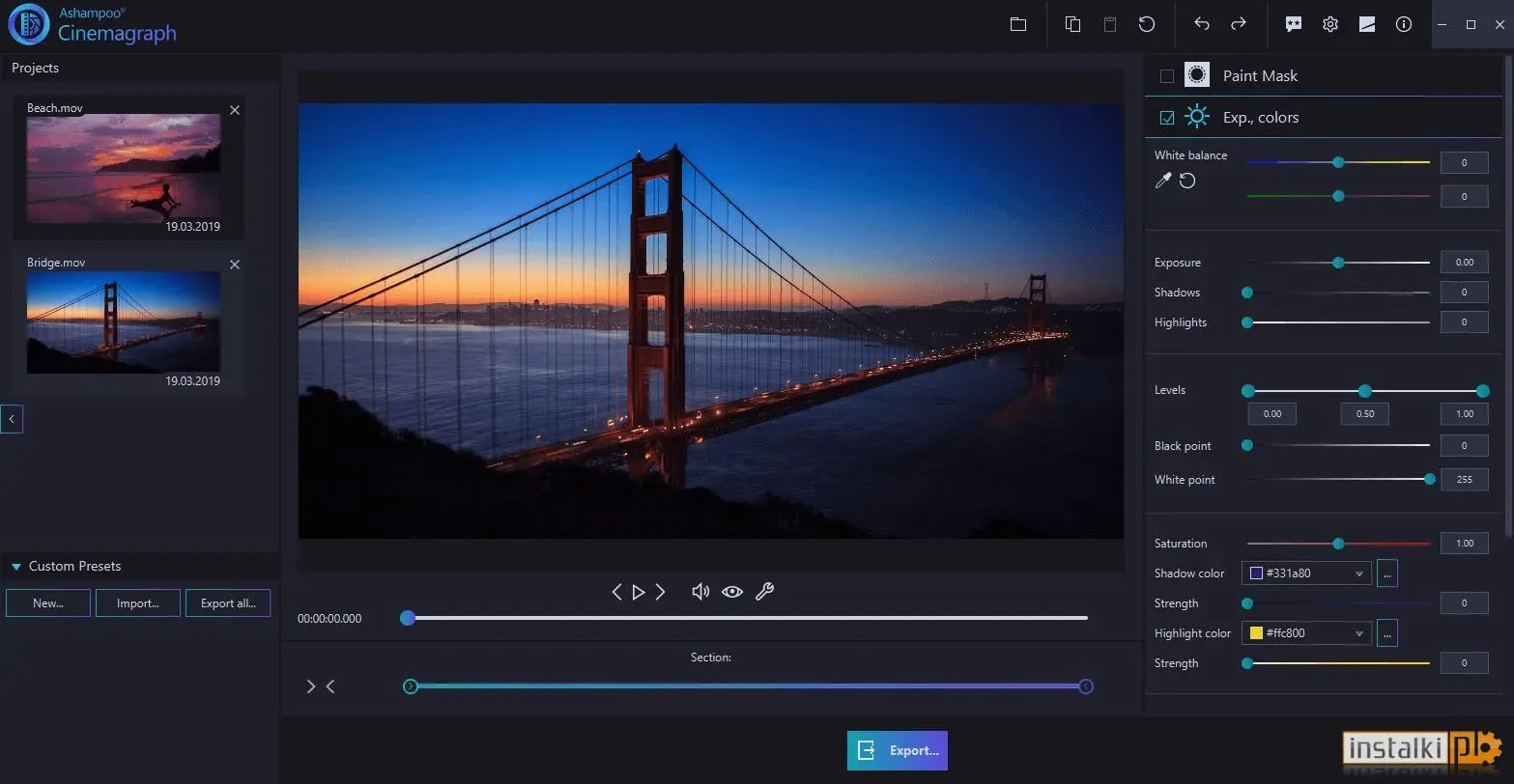 Okladka Ashampoo Cinemagraph