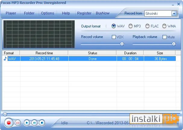 Okladka Focus MP3 Recorder Pro