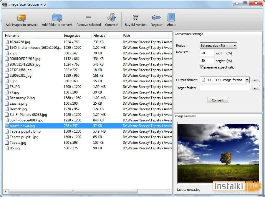 Okladka Image Size Reducer Pro