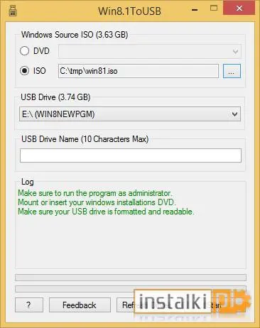 Okladka Win8.1ToUSB