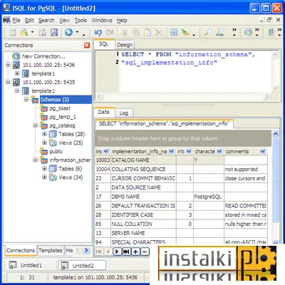 Interactive SQL for PostgreSQL