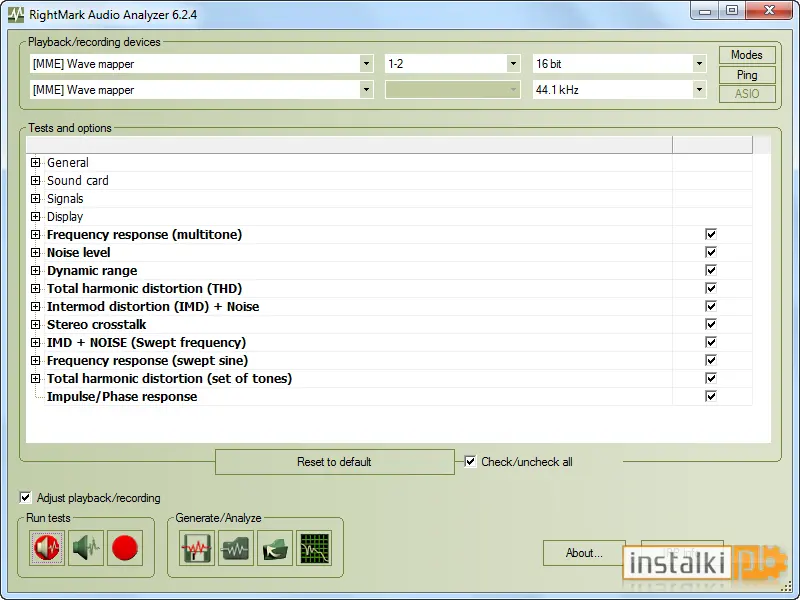 Okladka RightMark Audio Analyzer