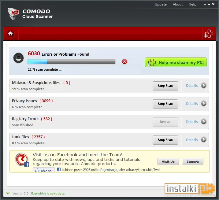 Okladka Comodo Cloud Scanner