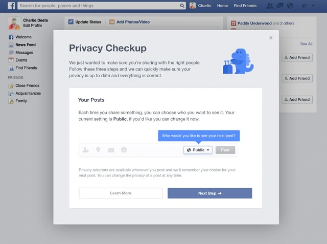 facebook opcje prywatnosci