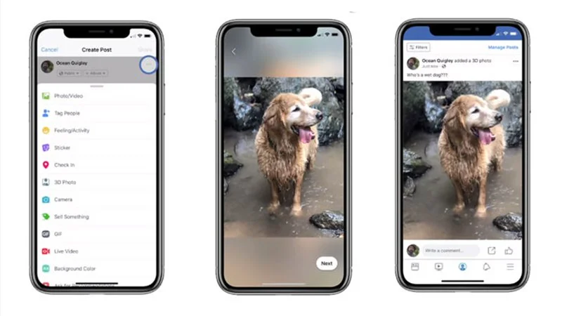 Facebook ułatwia wykonywanie zdjęć 3D. Nie trzeba posiadać telefonu z dwoma aparatami