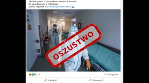 Zgony po szczepieniu w Kołobrzegu? To groźne oszustwo na Facebooku
