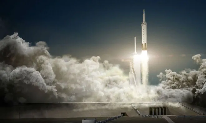 Imponujące! Tak wygląda nowa rakieta Elona Muska (wideo)