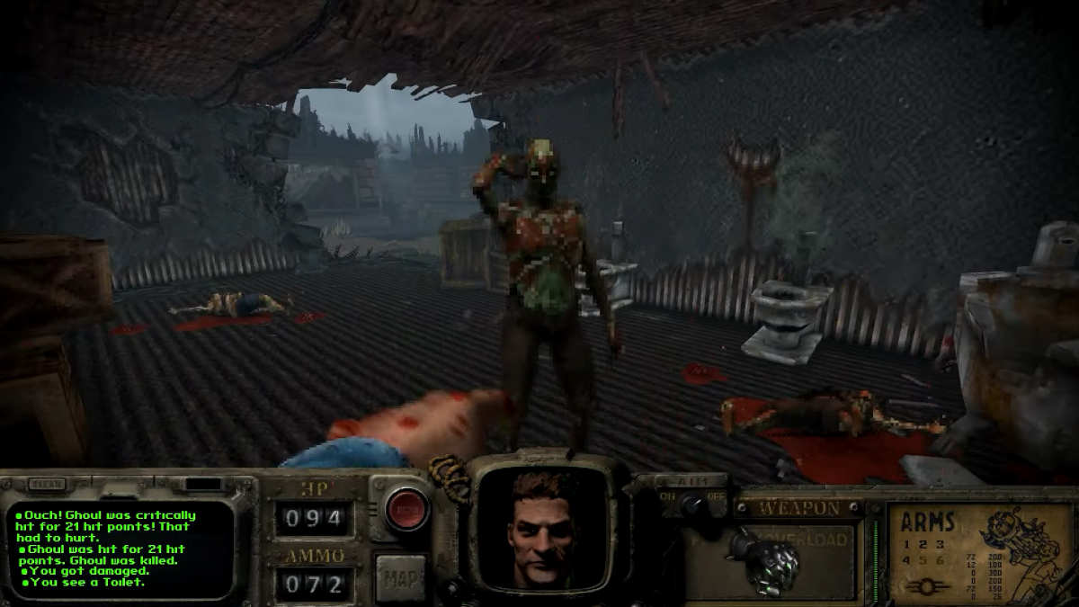 Niby to Fallout, ale jednak DOOM. Fanowski projekt robi wrażenie