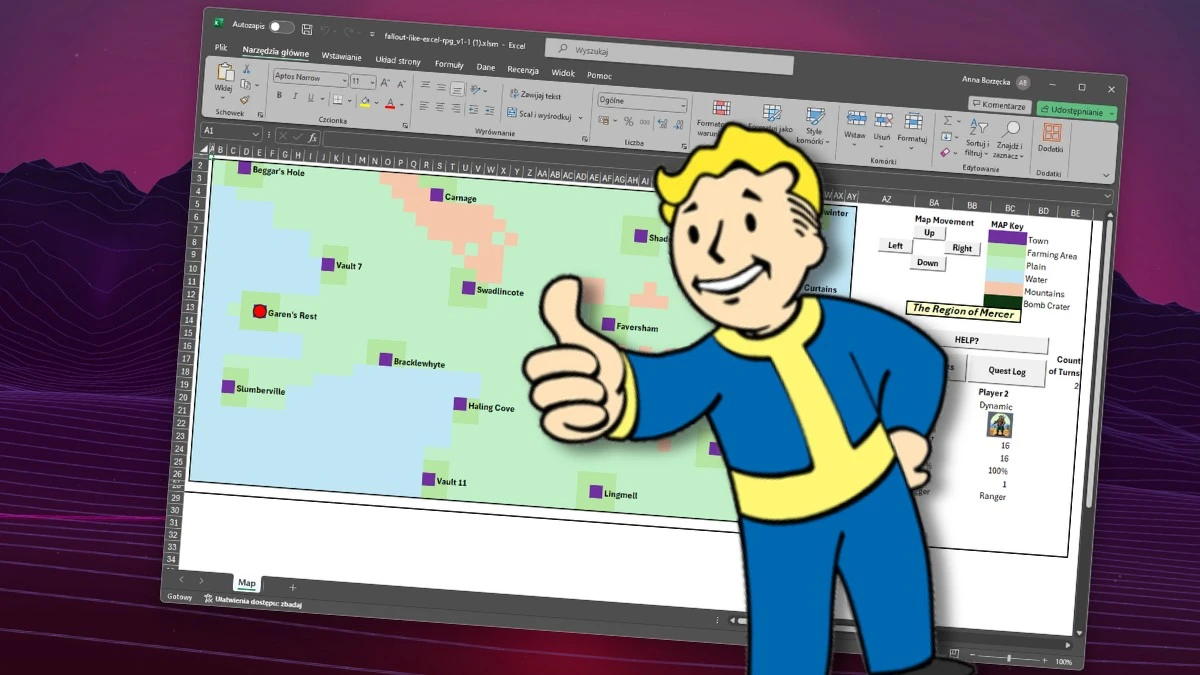 Fallout w Excelu? Powstała ciekawa fanowska produkcja
