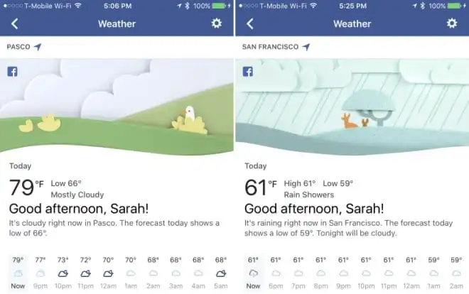 Na Facebooku pojawi się rozbudowana prognoza pogody