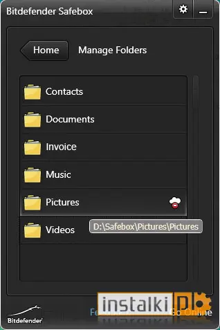 Okladka Bitdefender Safebox
