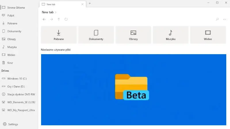 Files UWP – jeszcze nowocześniejszy menadżer plików dla Windowsa 10 z obsługą kart