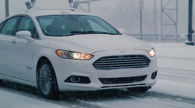 Ford testuje autonomiczne pojazdy w śniegu
