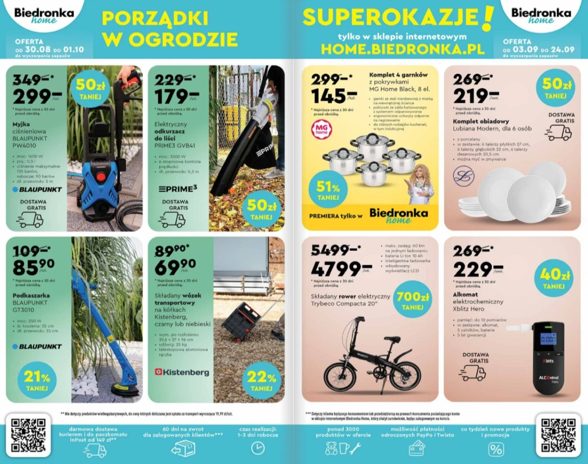 wyprzedaż w Biedronka Home