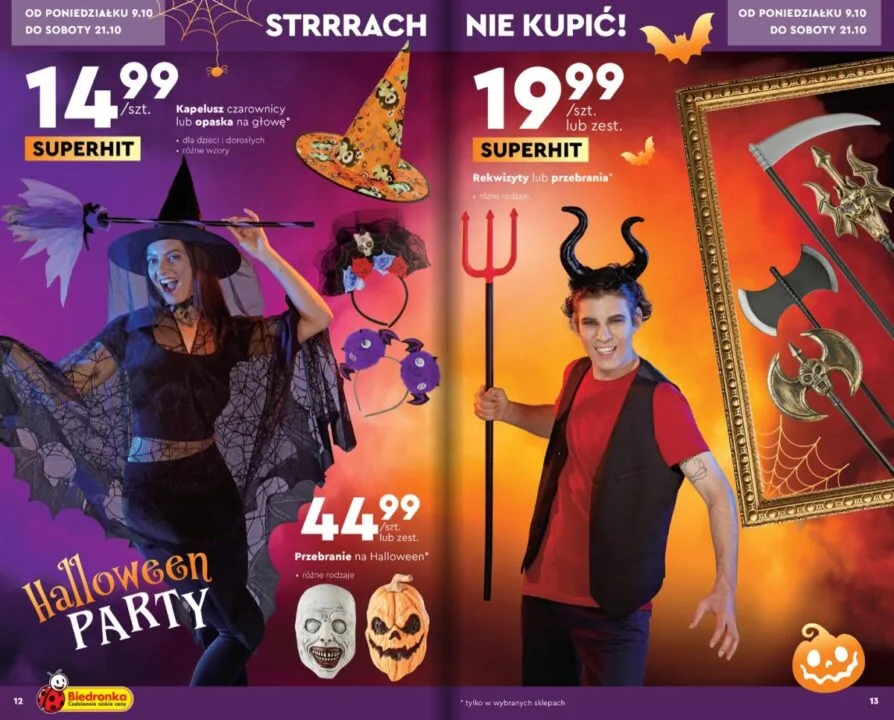 Przebrania na Halloween