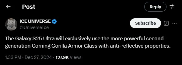 Samsung Galaxy S25 Ultra Gorilla Armor