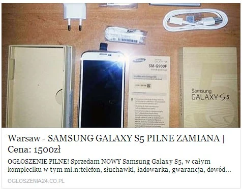 galaxy s5 fake