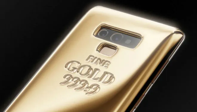 Samsung Galaxy Note 9 z obudową z kilogramowej sztabki złota? Proszę bardzo